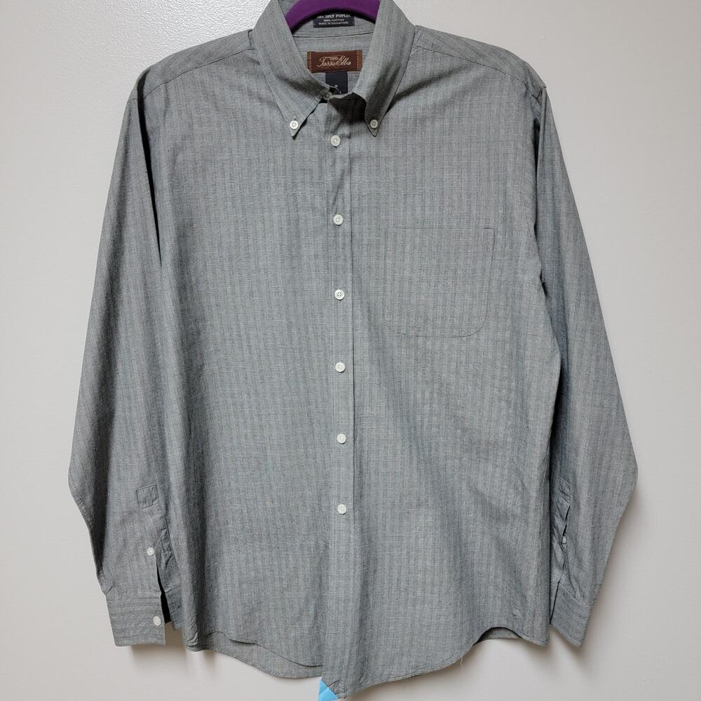 Tasso Elba SFA 80s 2ply poplin 100% cotton size M